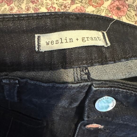 Weslin Grant Desperado Flare Jeans 26 Dark Wash Stretch - Picture 4 of 6